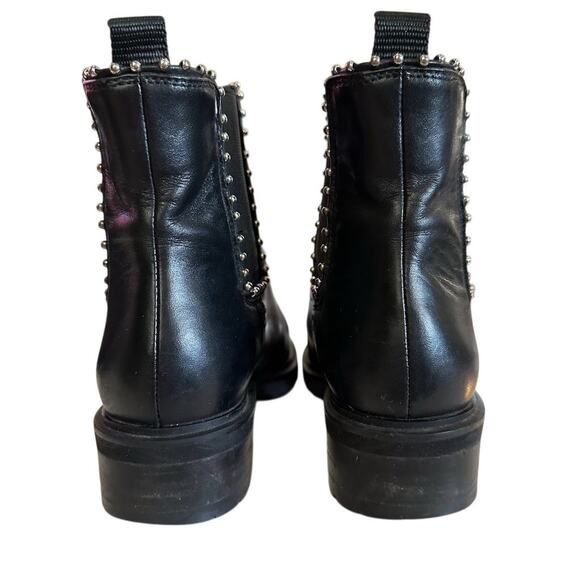 Steve Madden Women's Billiee Black Studded chunky Chelsea Boots Size 7 - Picture 7 of 12